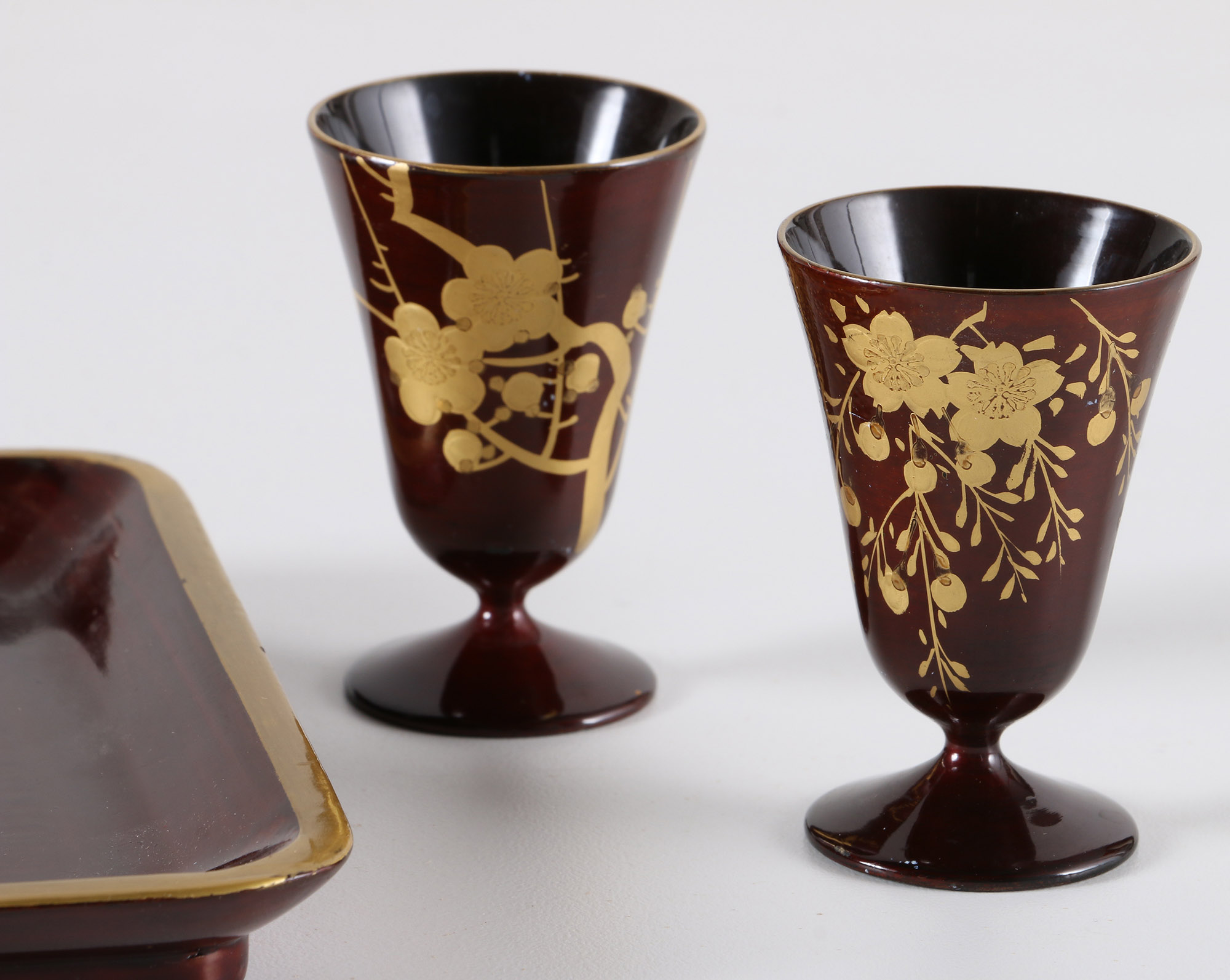 Black and Gilded Lacquerware