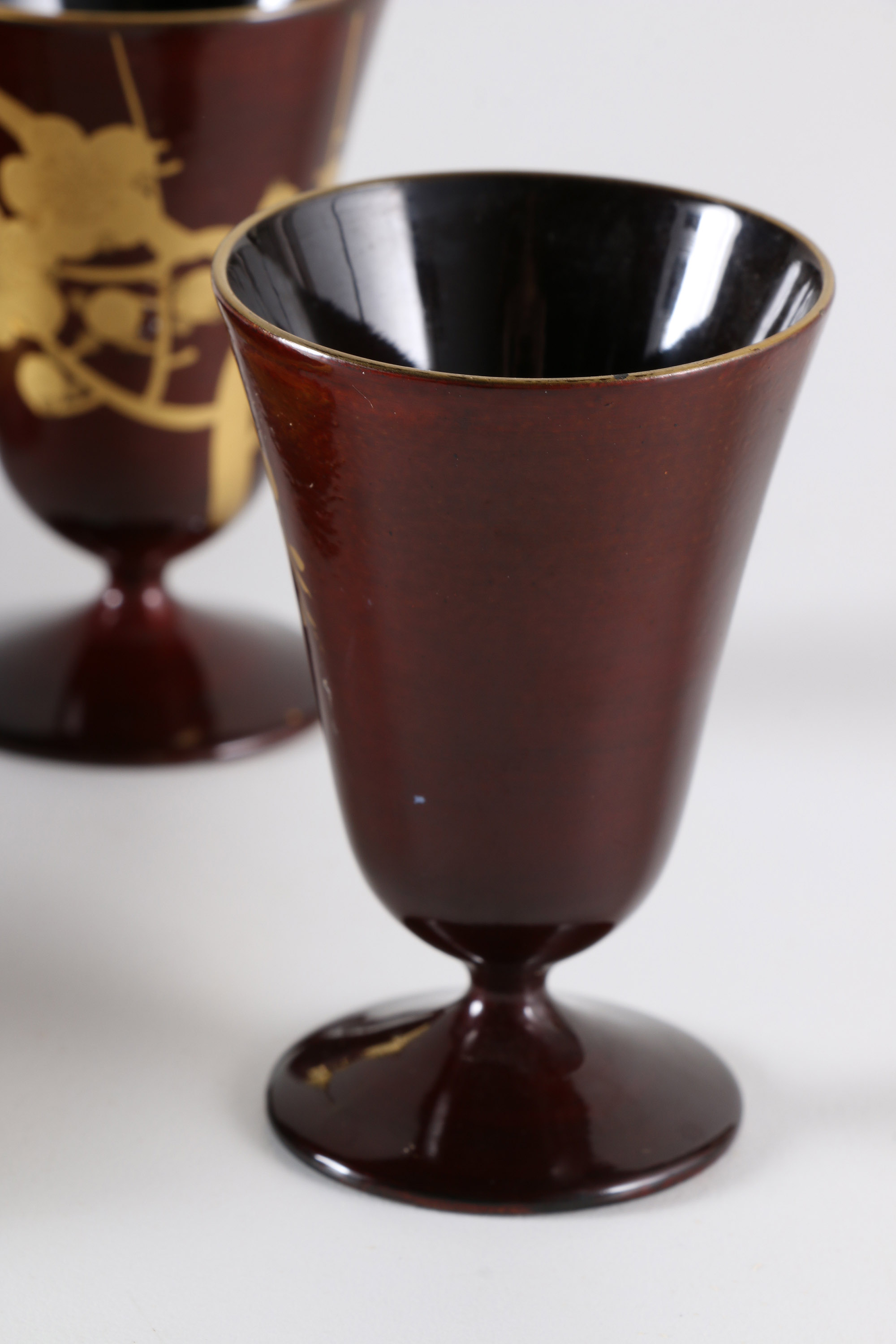 Black and Gilded Lacquerware