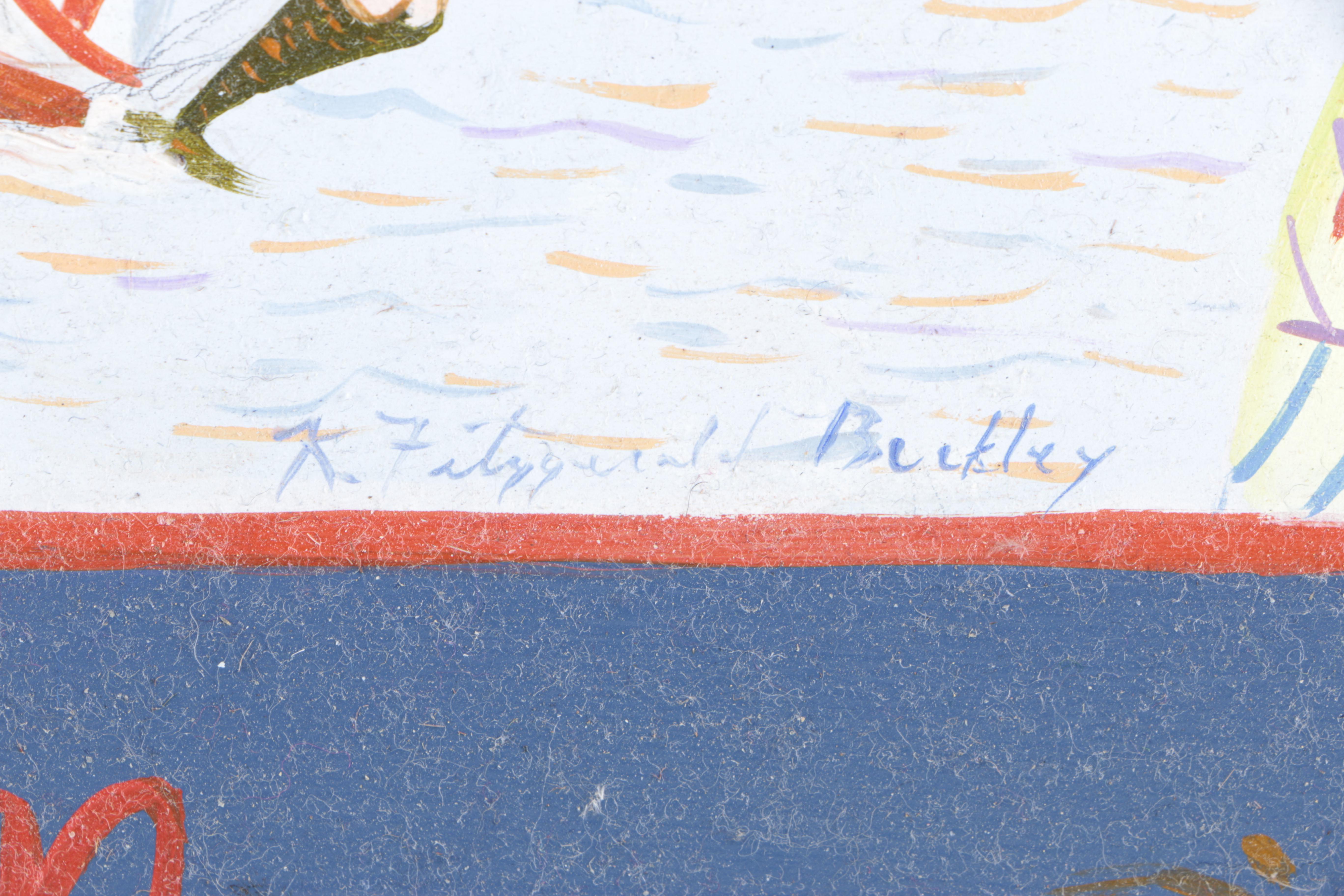 Karen Fitzgerald Buckley Oil Painting of Mermaids