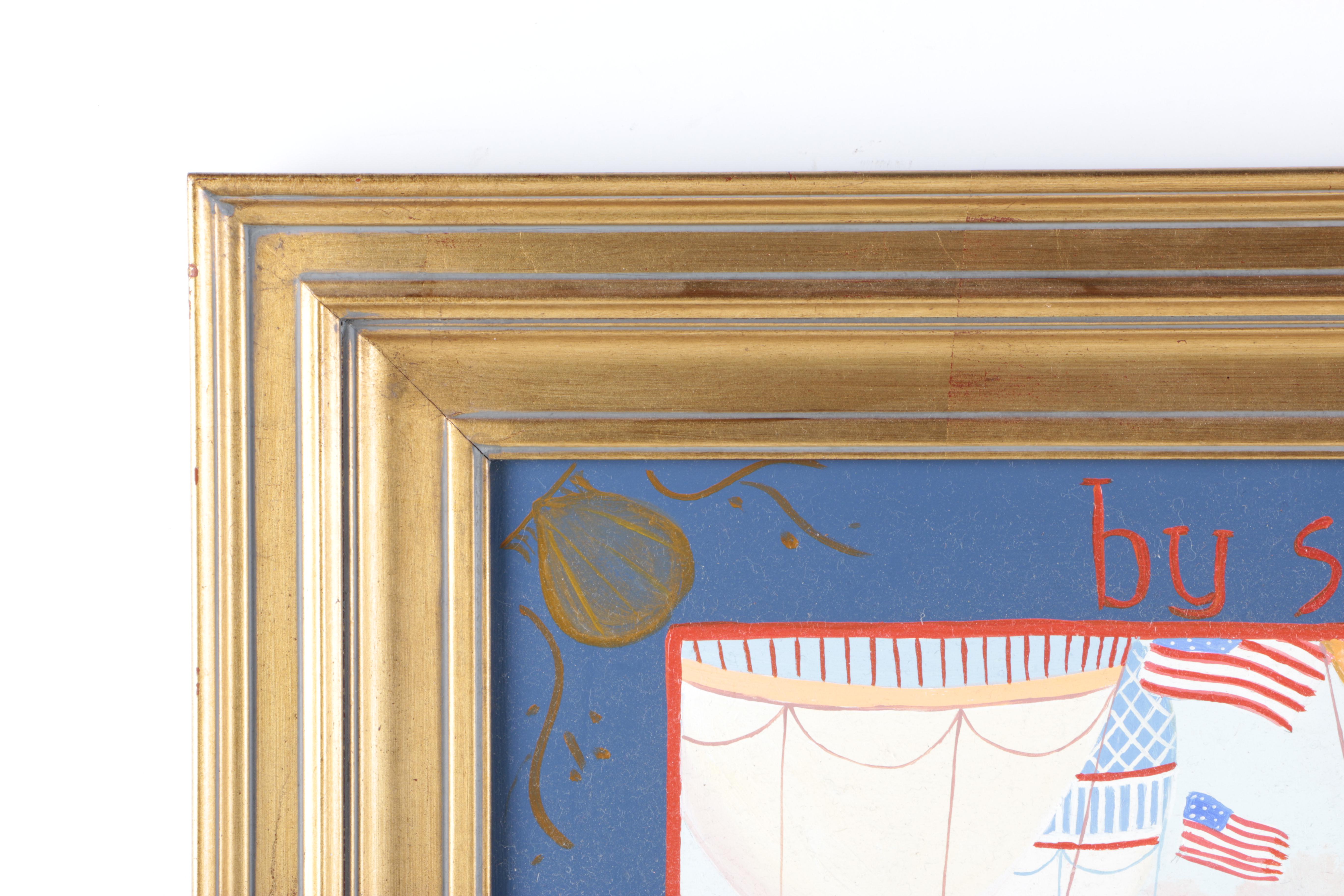 Karen Fitzgerald Buckley Oil Painting of Mermaids