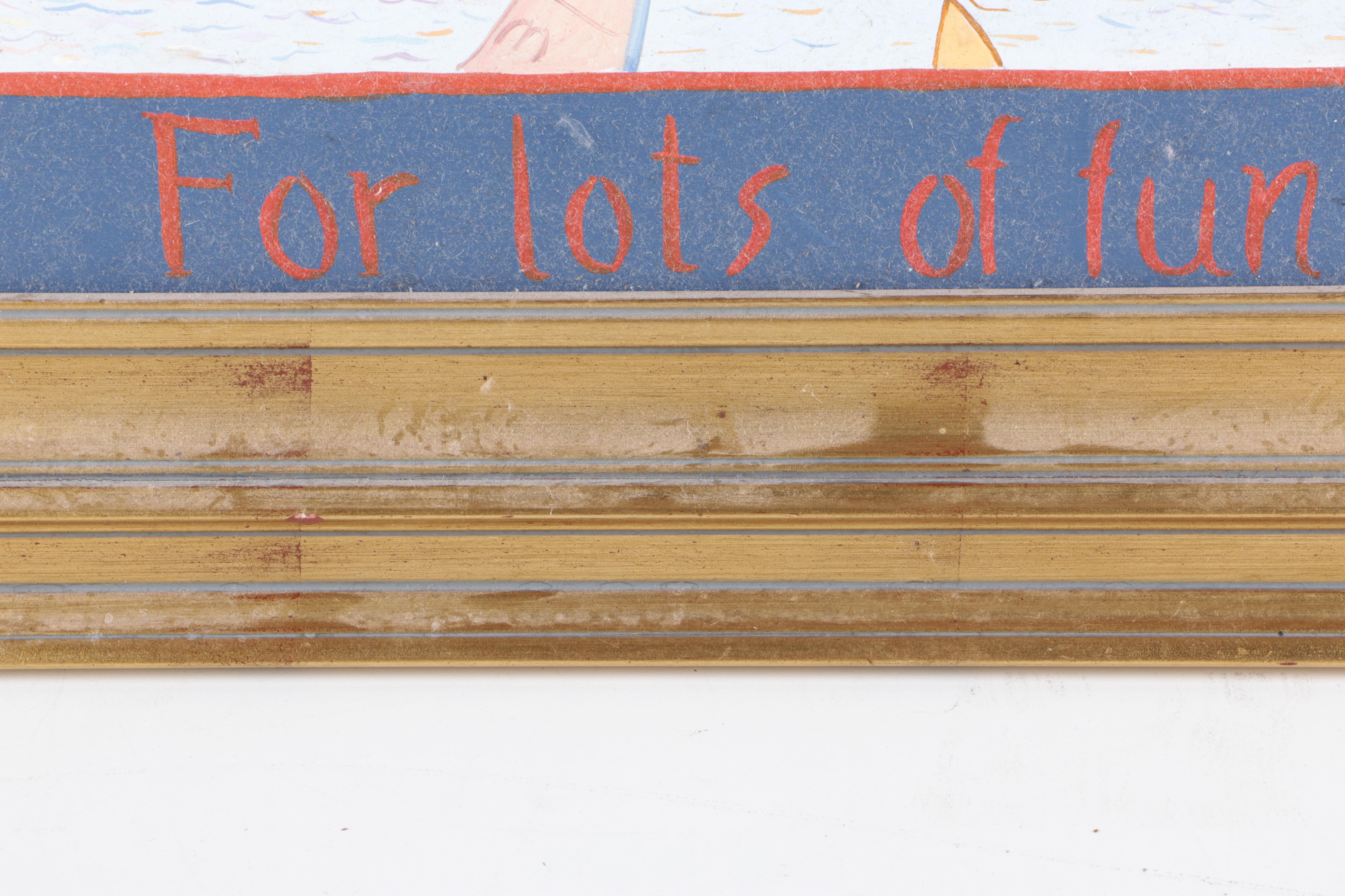 Karen Fitzgerald Buckley Oil Painting of Mermaids