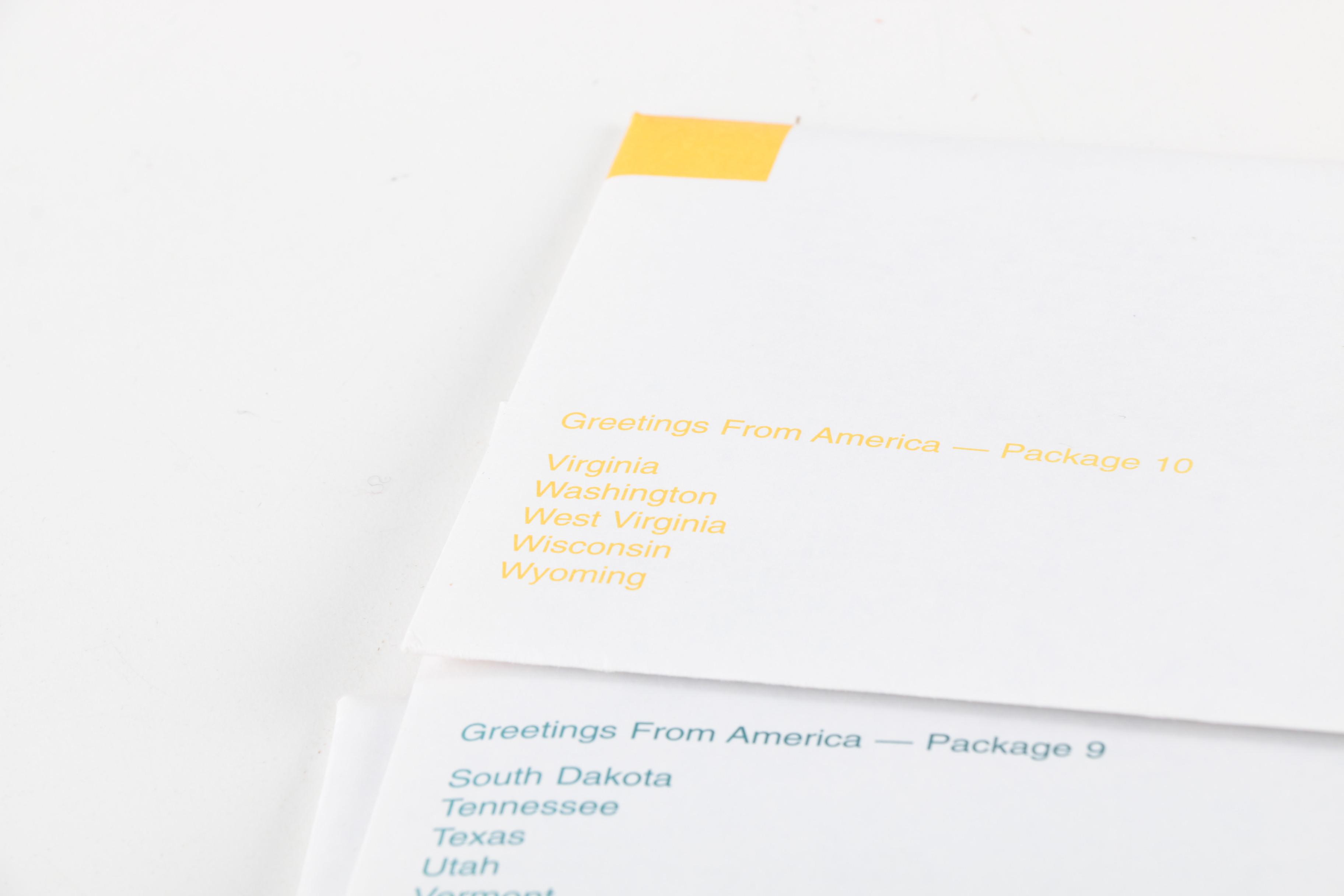 2002 "Greetings From America" Official First Day Cover Collection