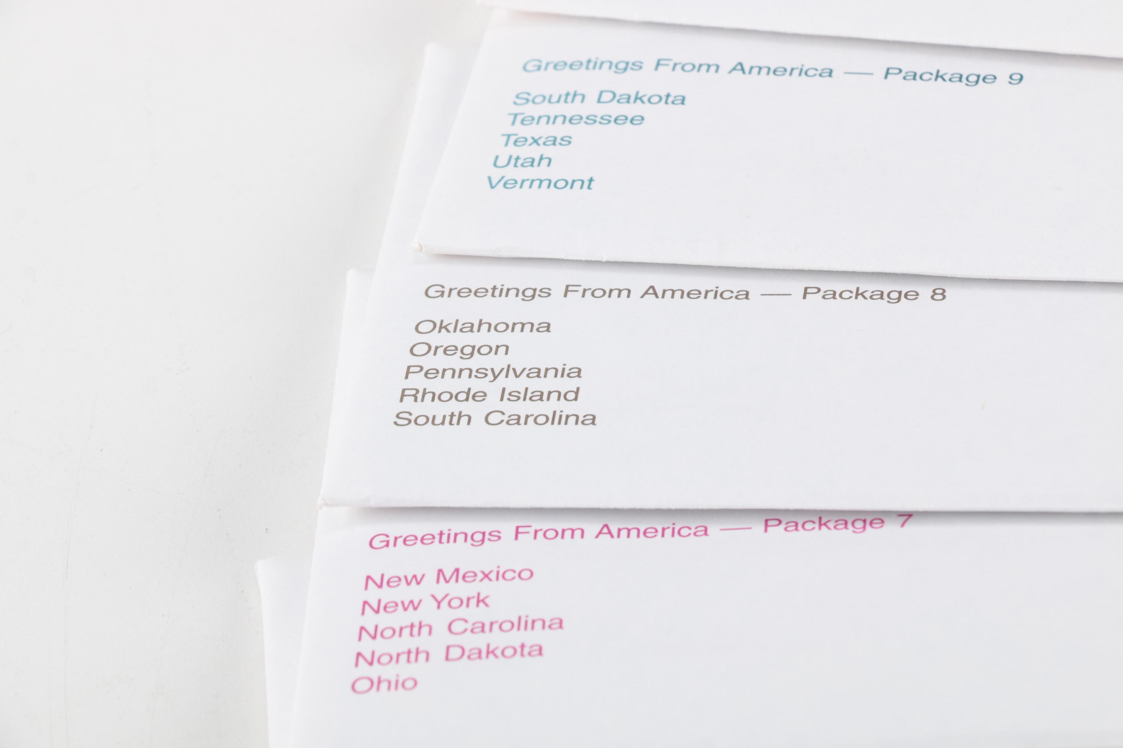 2002 "Greetings From America" Official First Day Cover Collection