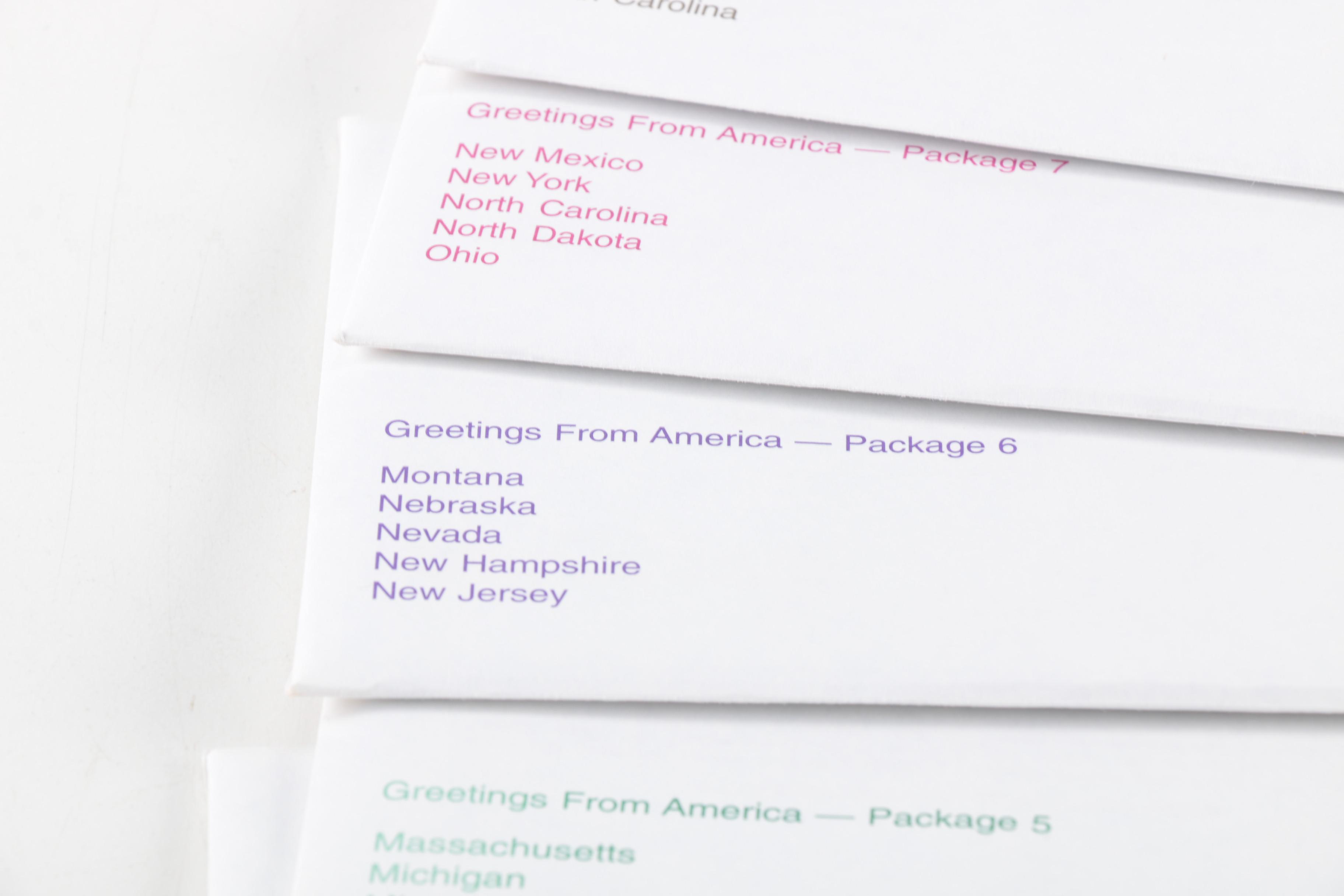 2002 "Greetings From America" Official First Day Cover Collection