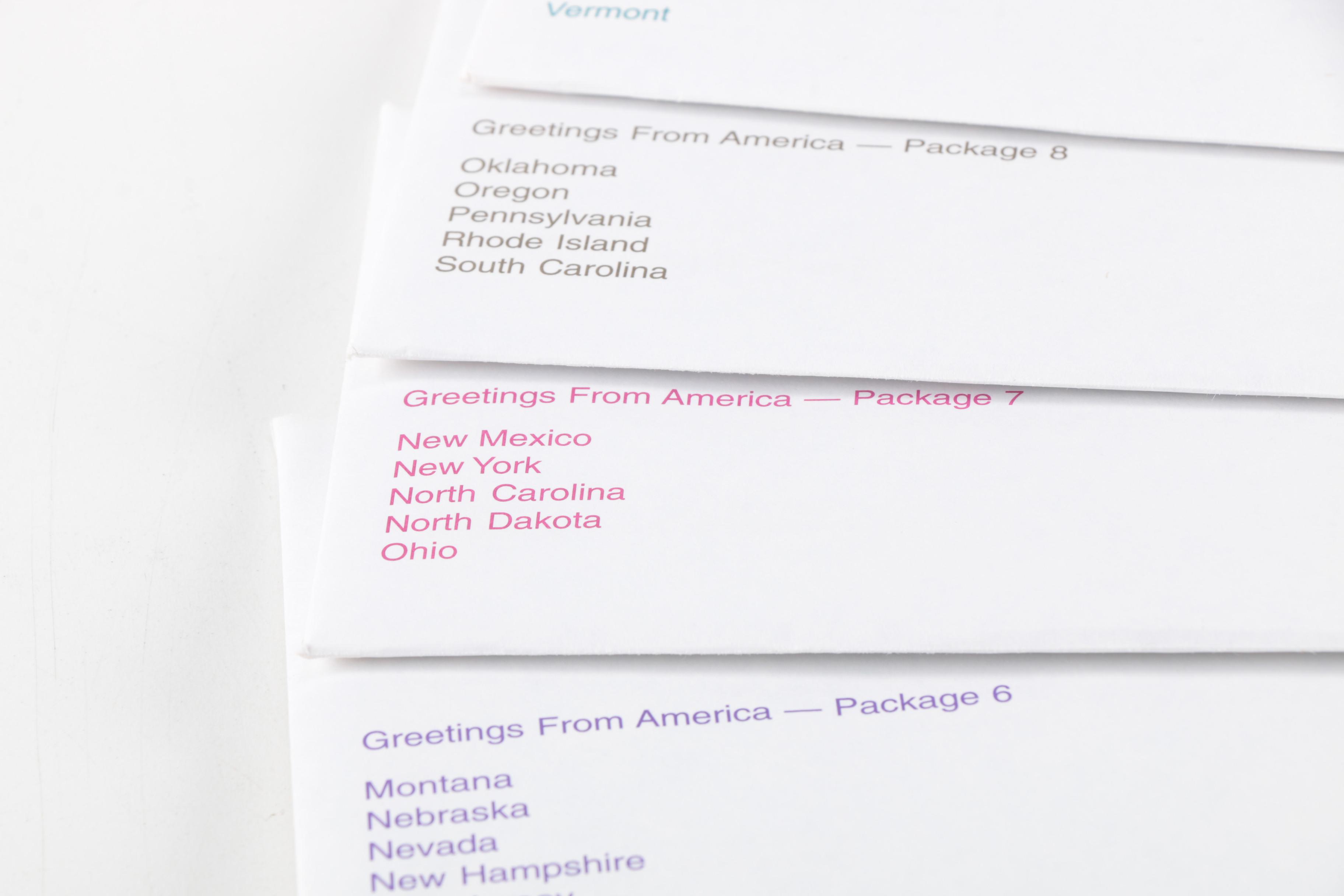 2002 "Greetings From America" Official First Day Cover Collection