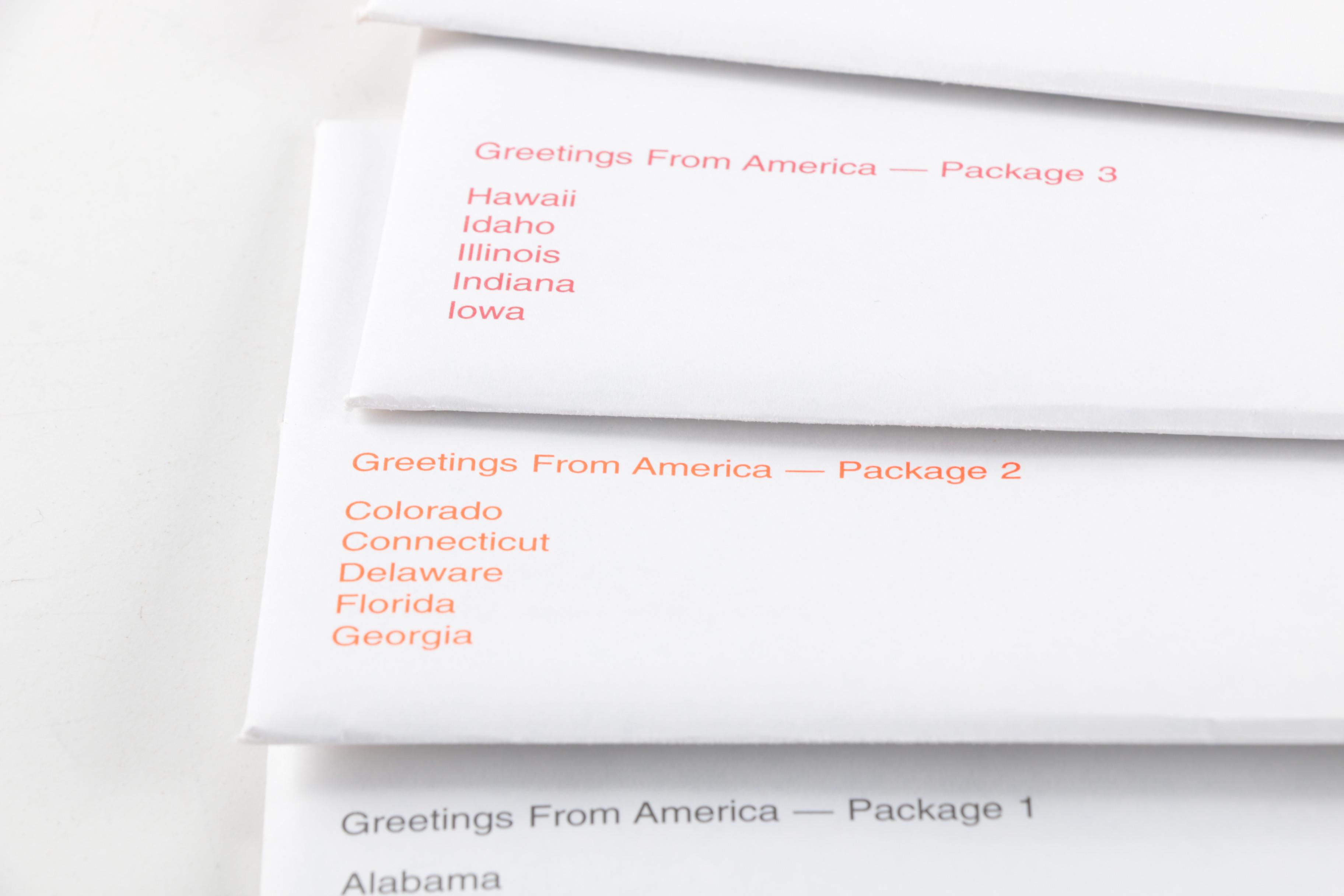 2002 "Greetings From America" Official First Day Cover Collection