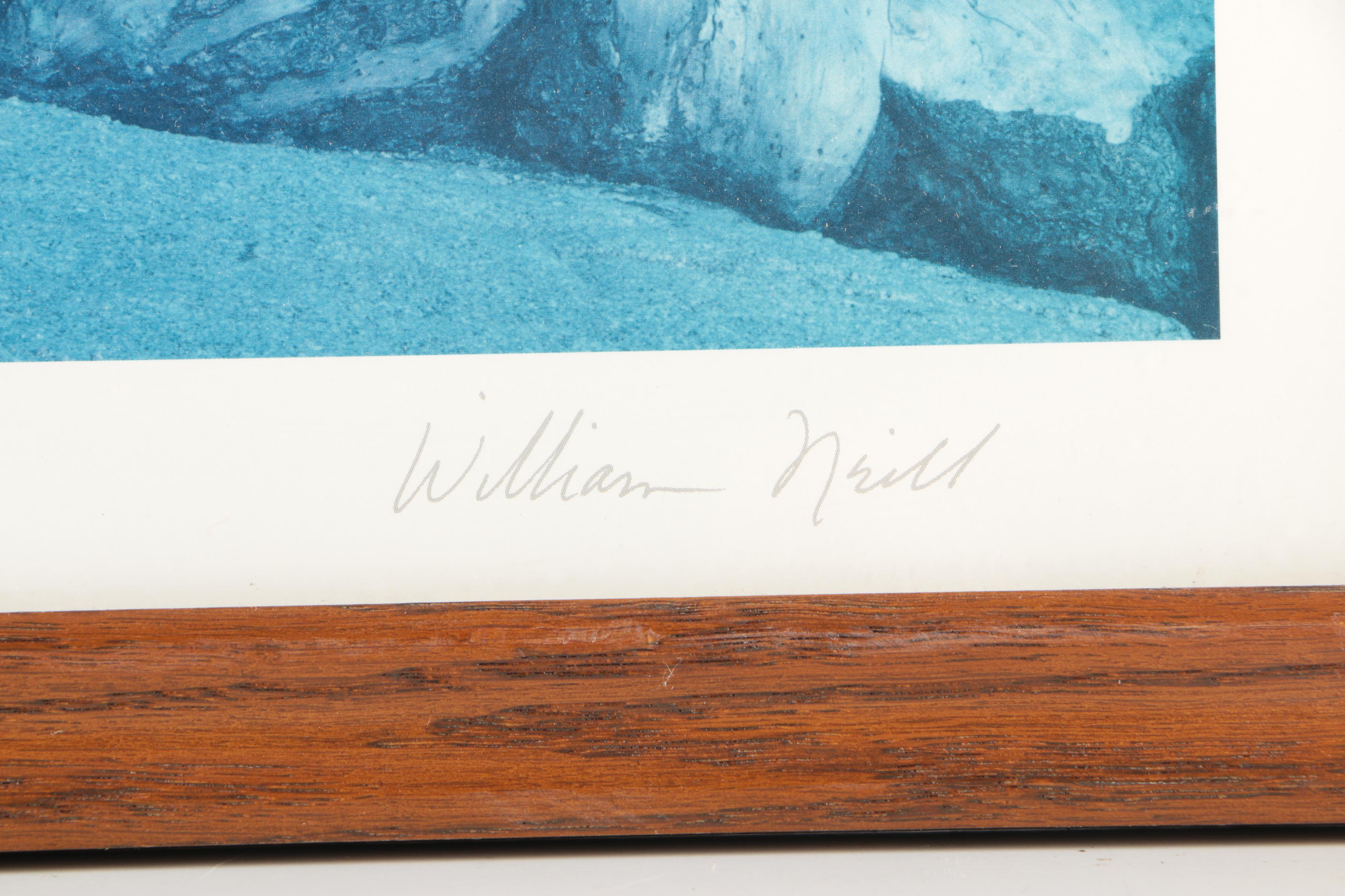 William Neill Offset Lithograph of a Desert Landscape