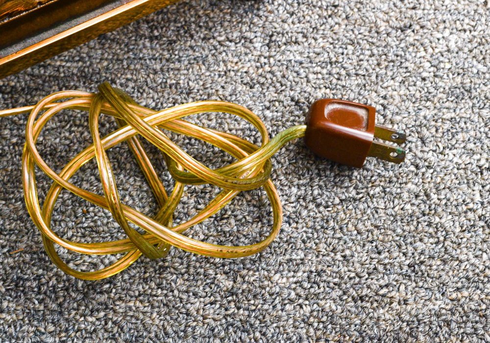 Over-sized Copper-tone Footed Lantern