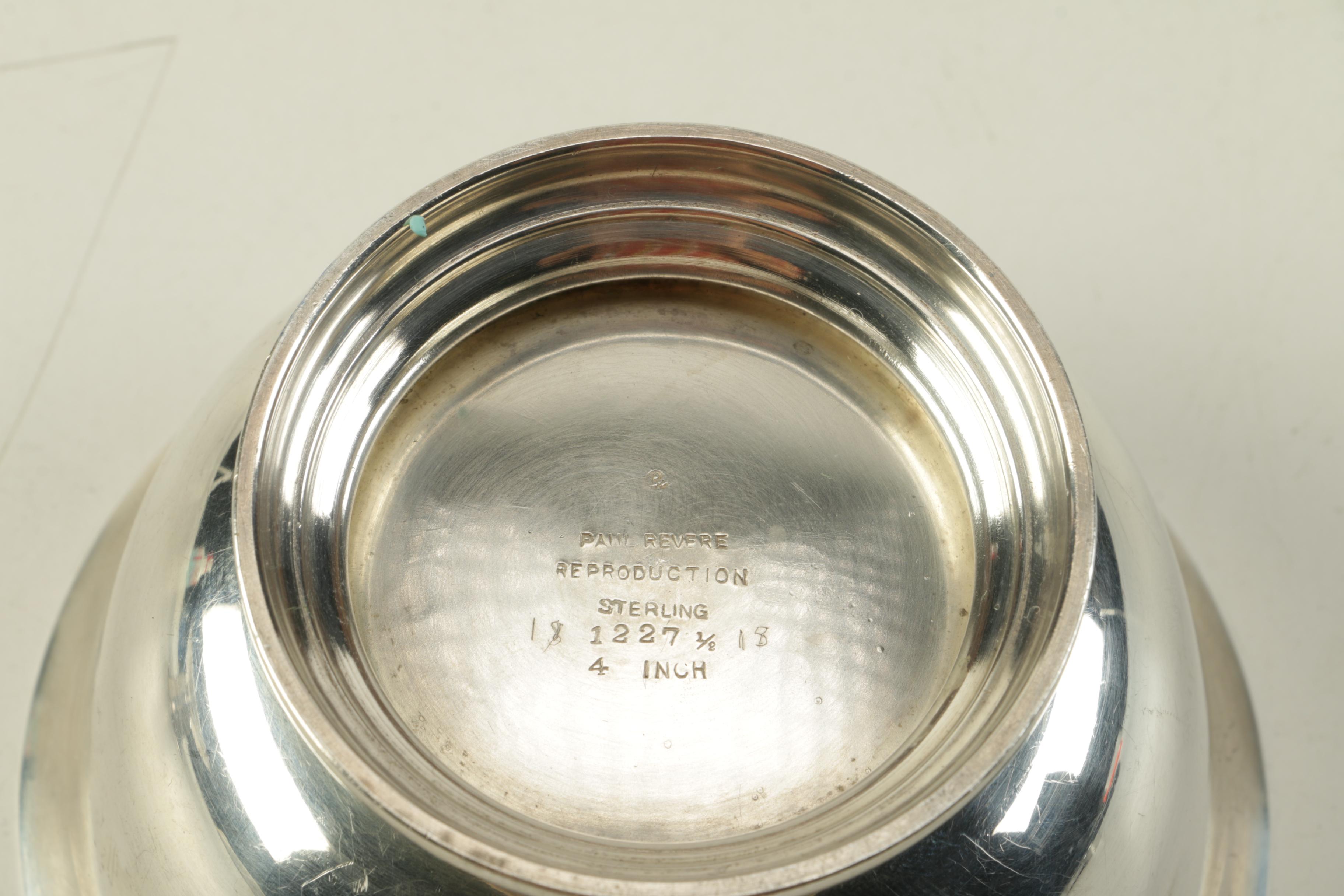 Collection of Three Sterling Silver Decorative Objects