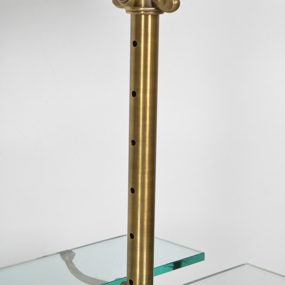 Brass and Glass Patisserie Serving Stand