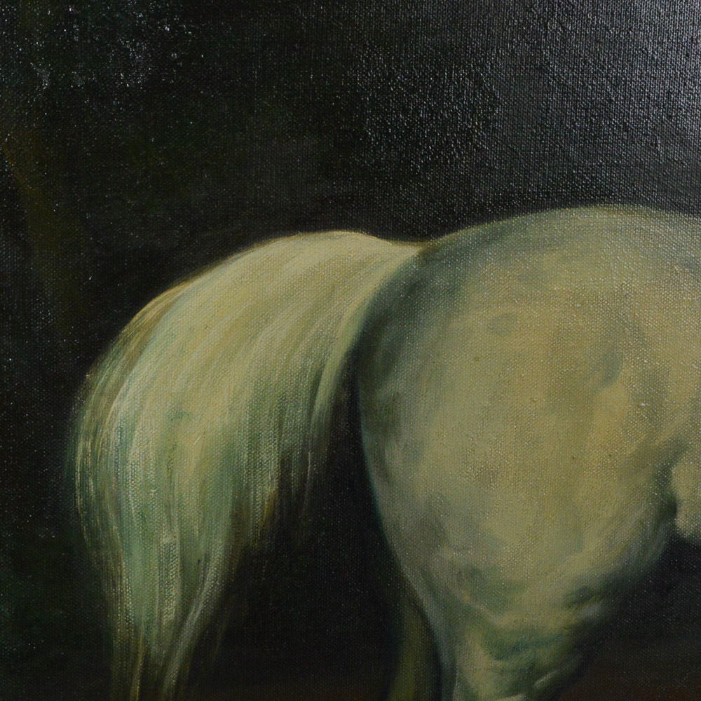 Copy Painting in Oil on Canvas After George Stubbs' "Gimcrack"