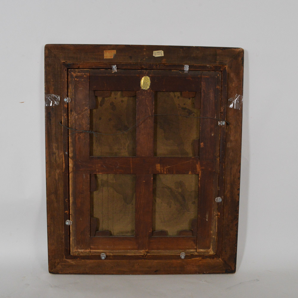 Antique Oil Painting on Canvas of a Turkish Woman