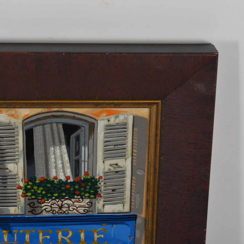 Liudmila Kondakova Serigraph on Canvas "Les Rives de Notre Dame"