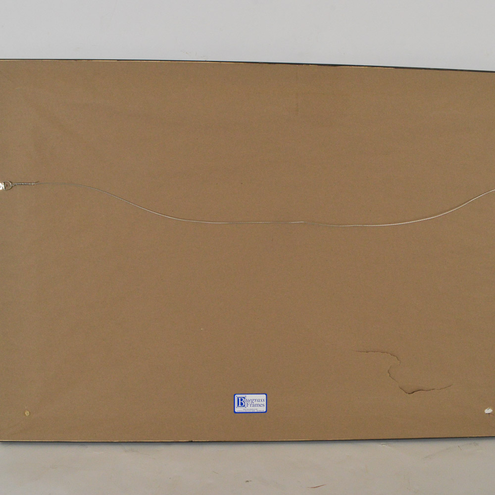 Liudmila Kondakova Serigraph on Canvas "Les Rives de Notre Dame"