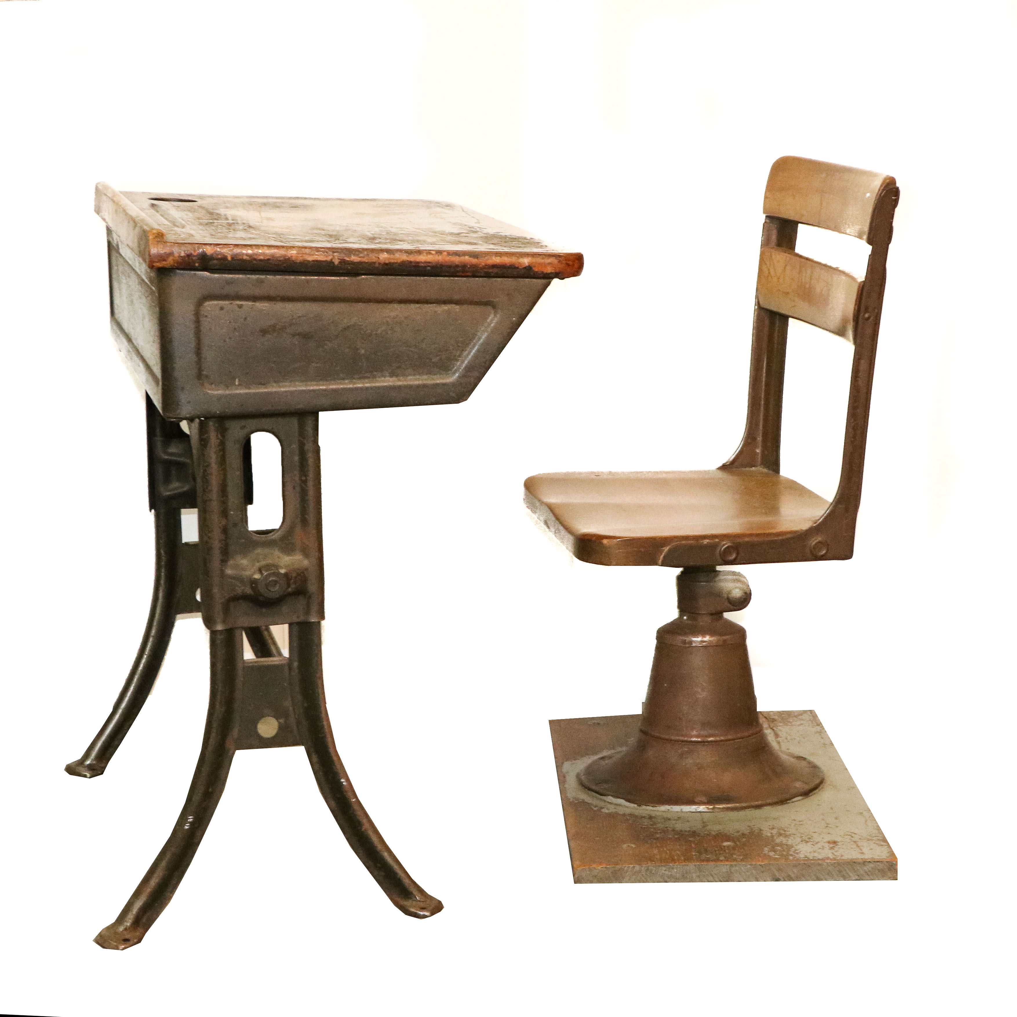 Vintage School Desk and Chair