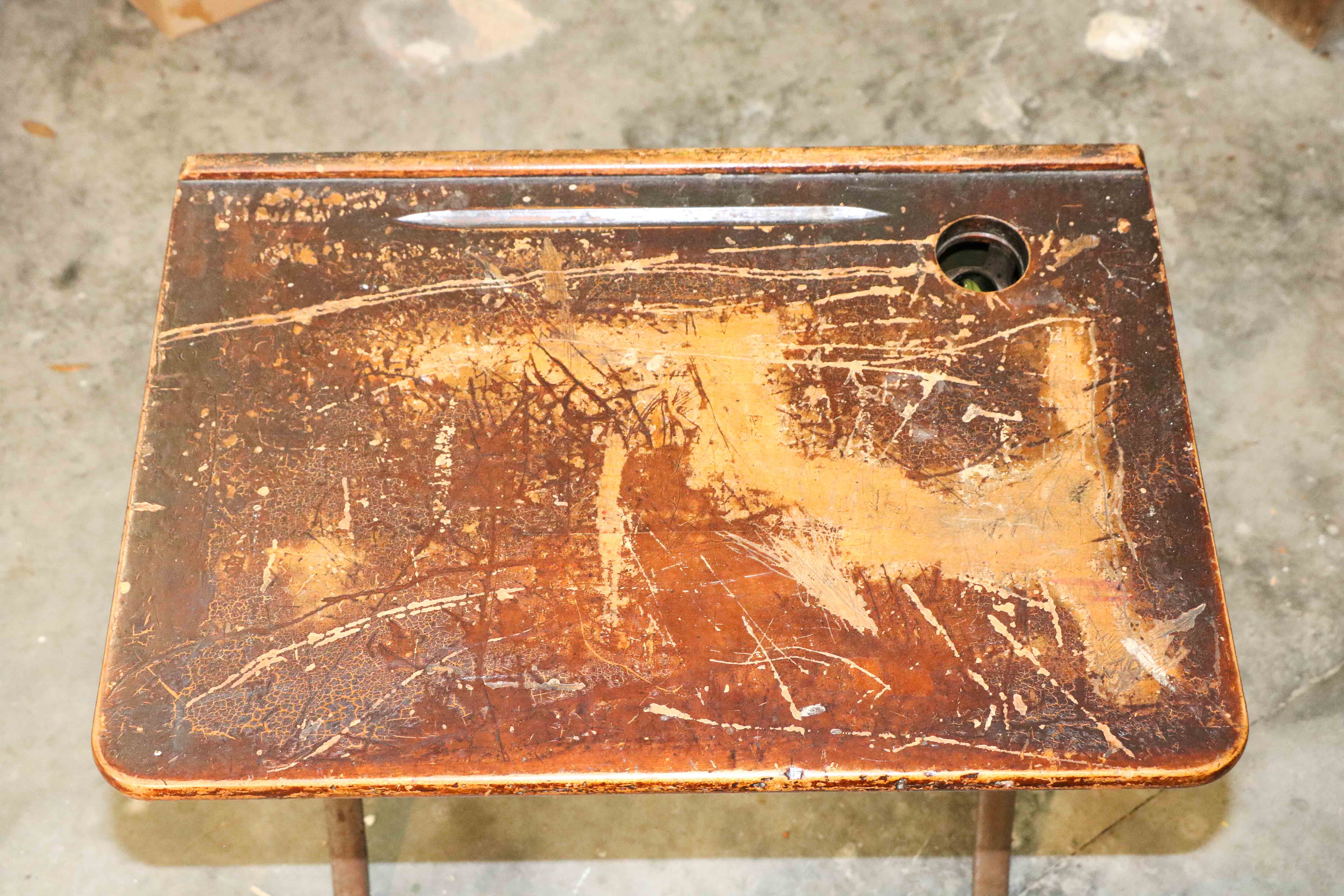 Vintage School Desk and Chair