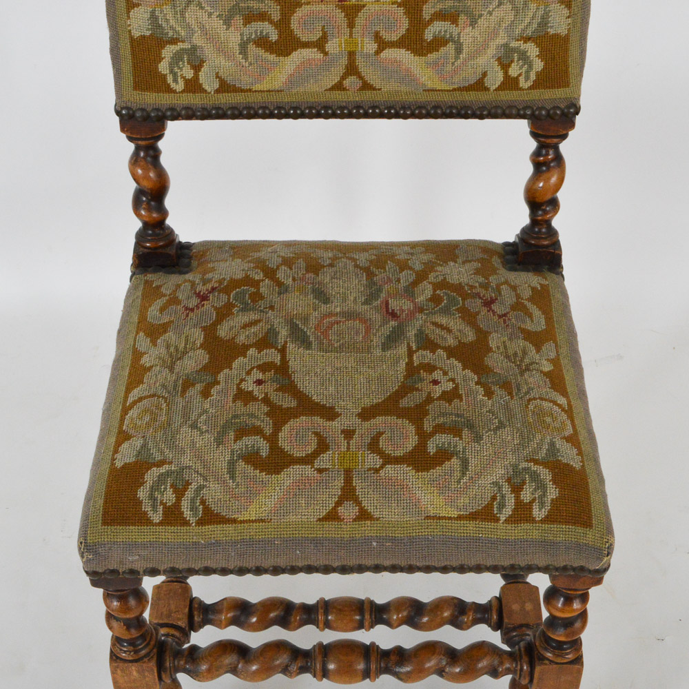 Set of Antique Renaissance Revival Style Dining Chairs, c. 1890