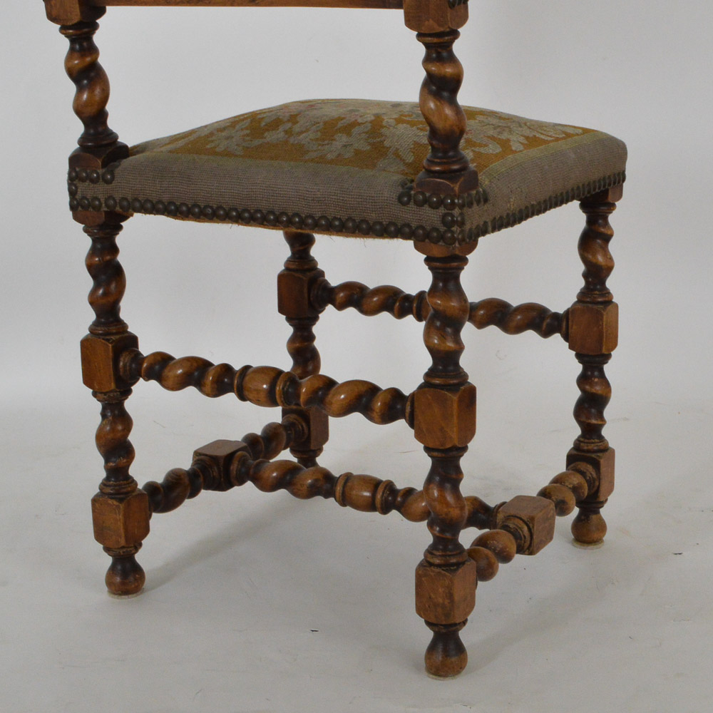 Set of Antique Renaissance Revival Style Dining Chairs, c. 1890