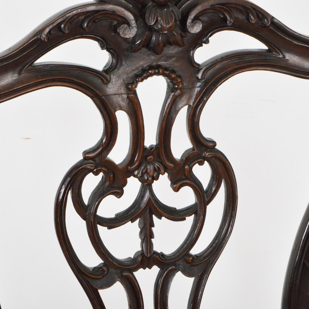 Ornately Carved Armchair
