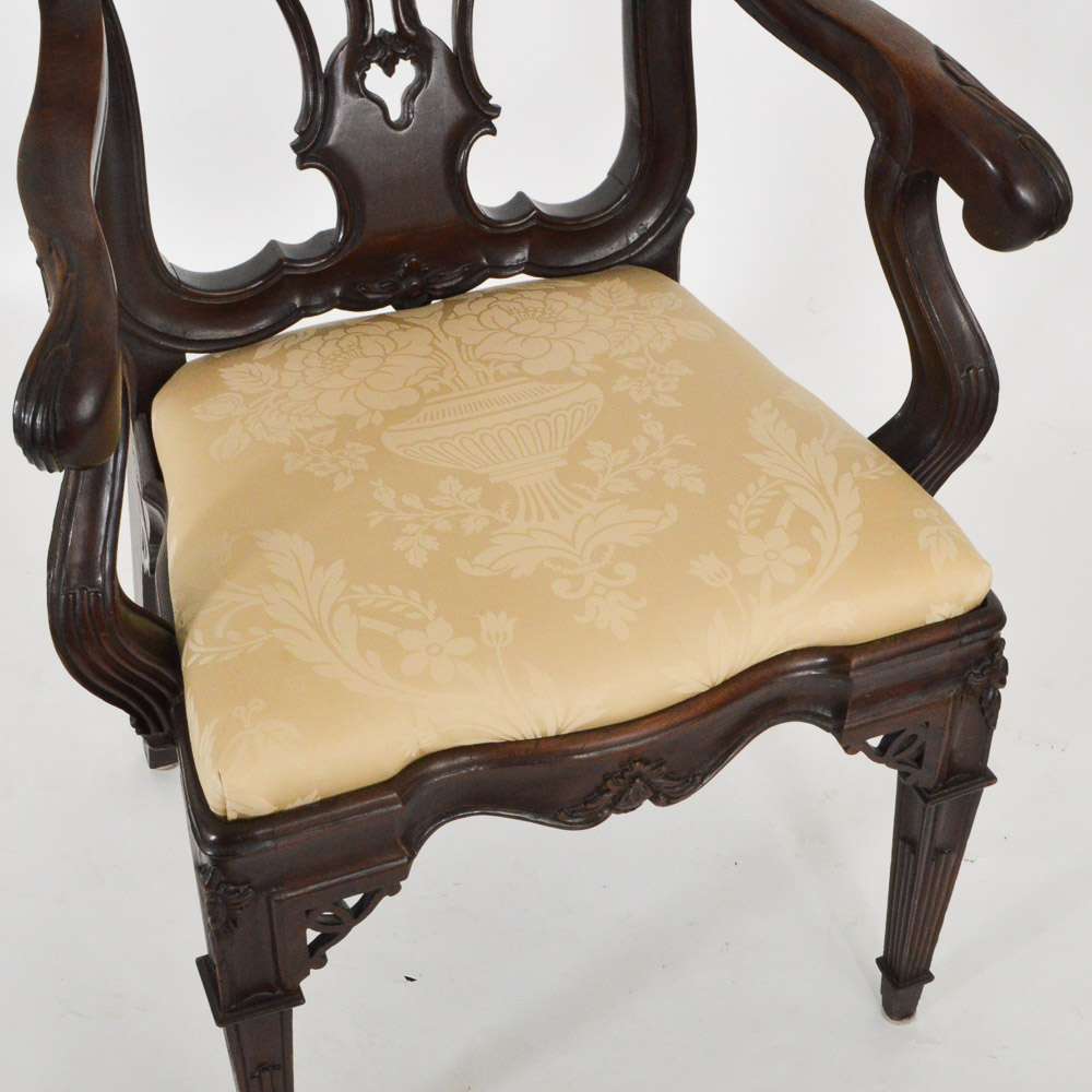 Ornately Carved Armchair