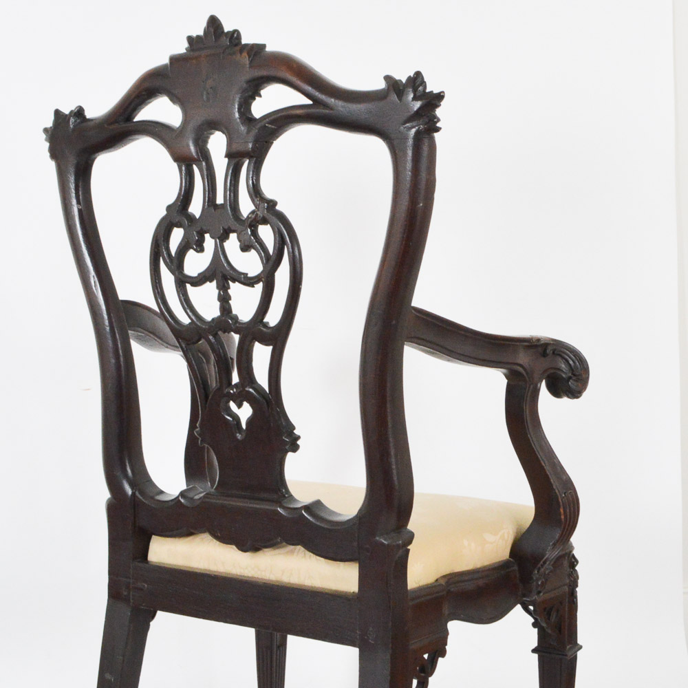 Ornately Carved Armchair