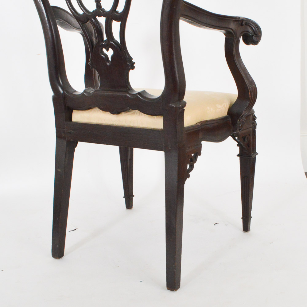 Ornately Carved Armchair