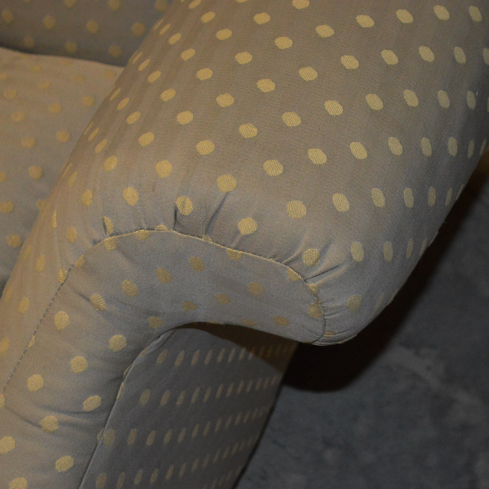 Upholstered Camel Back Sofa by Donghia