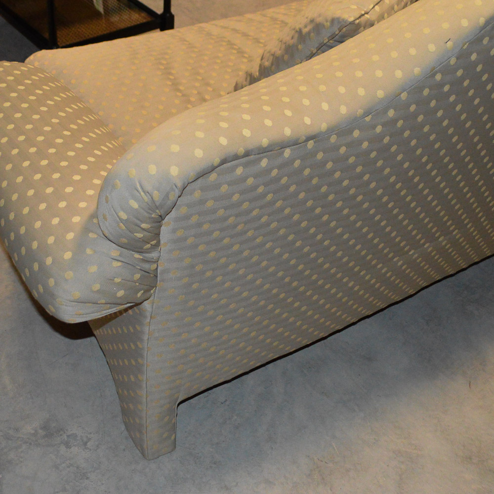 Upholstered Camel Back Sofa by Donghia