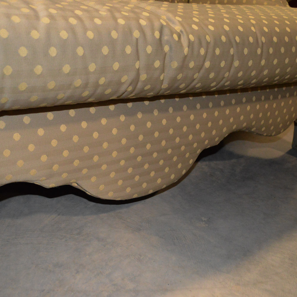 Upholstered Camel Back Sofa by Donghia