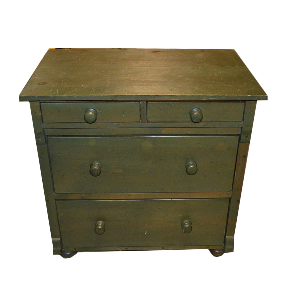 Vintage Green Chest of Drawers