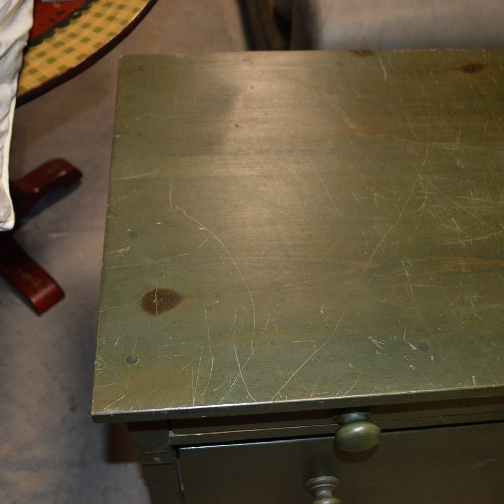 Vintage Green Chest of Drawers