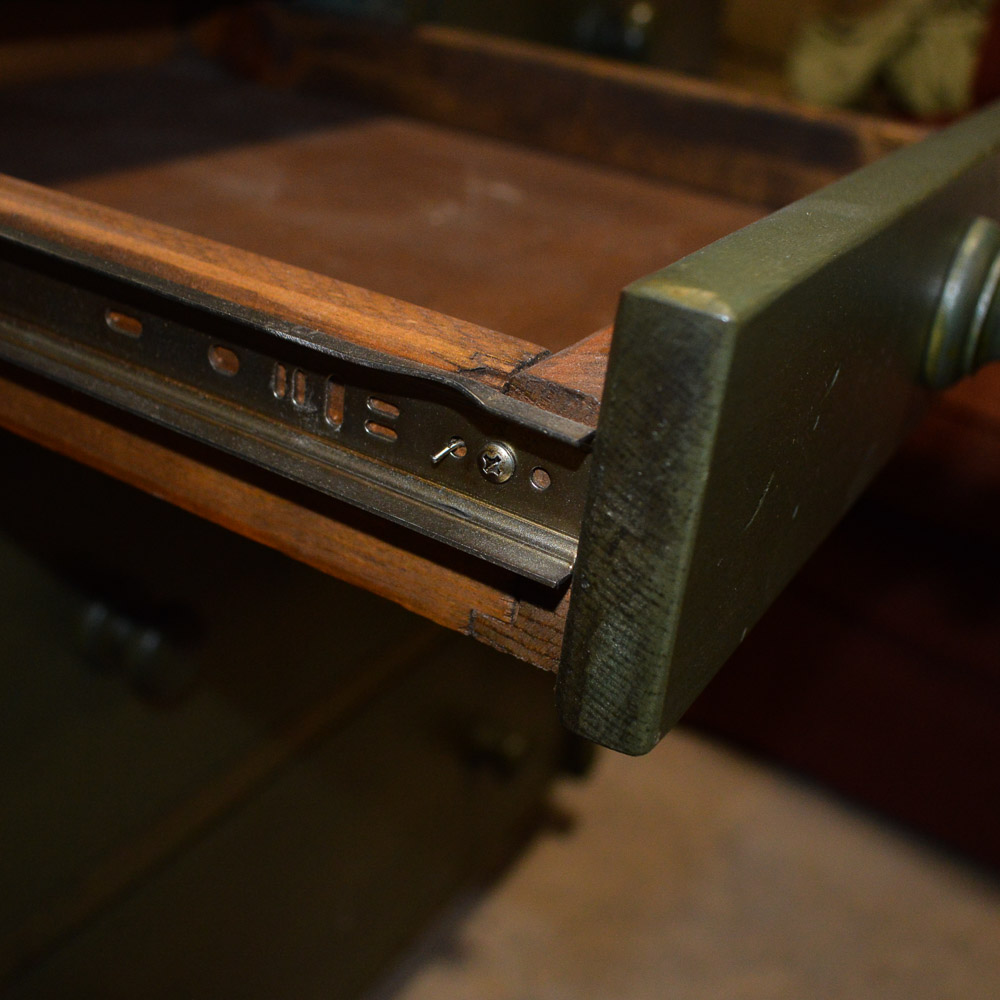 Vintage Green Chest of Drawers