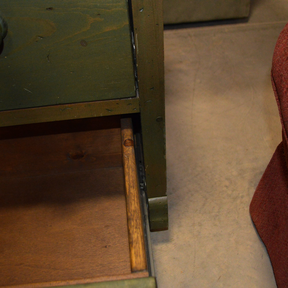 Vintage Green Chest of Drawers