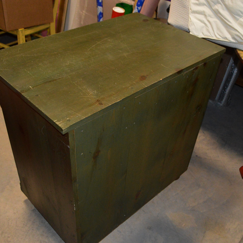 Vintage Green Chest of Drawers