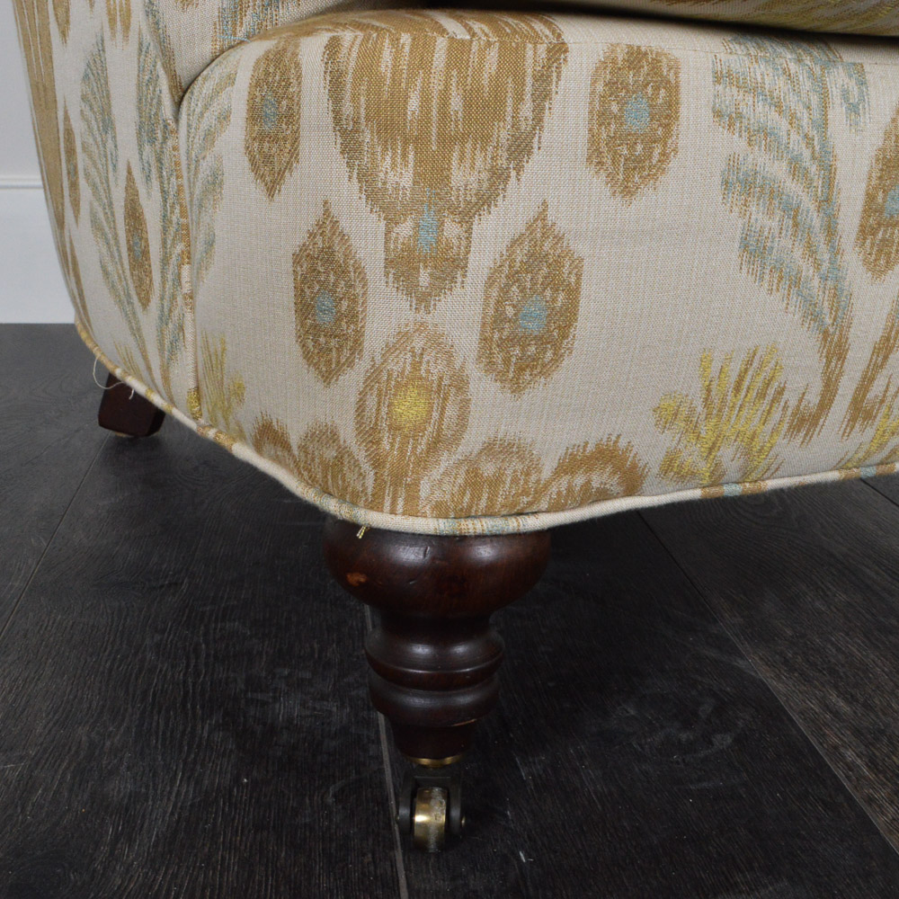 Barrel Style Chair with Ottoman by Lee