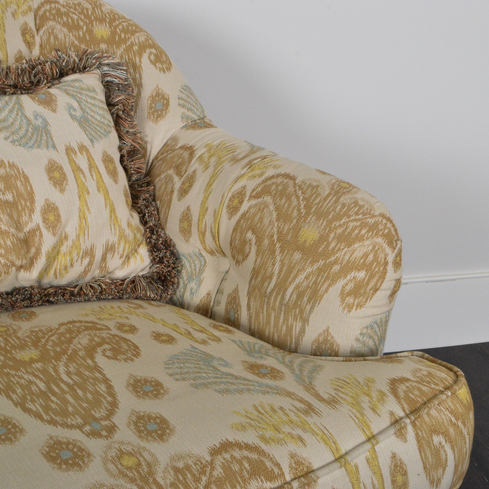 Barrel Style Chair with Ottoman by Lee