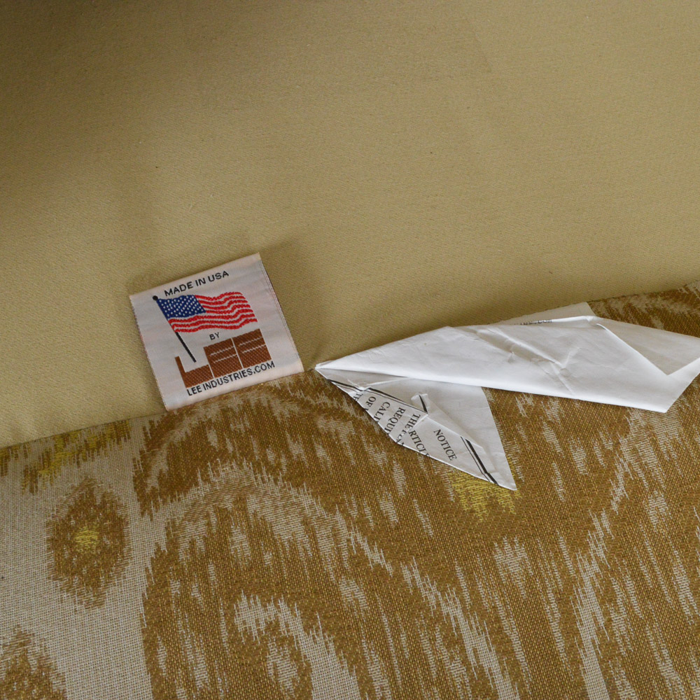 Barrel Style Chair with Ottoman by Lee