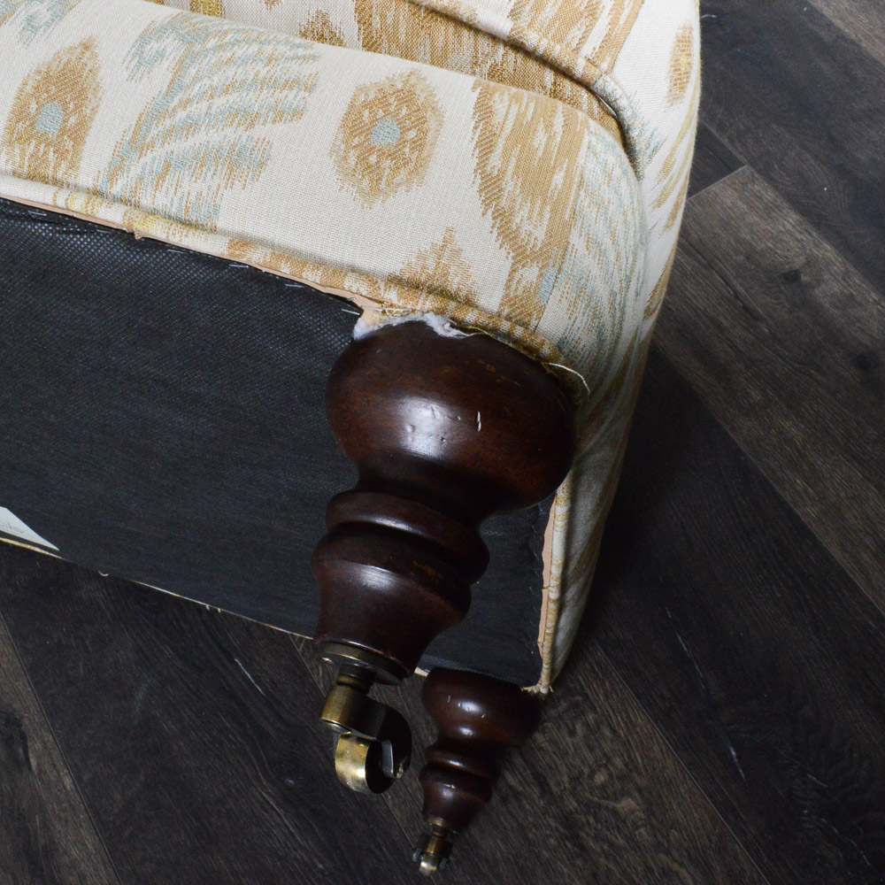 Barrel Style Chair with Ottoman by Lee