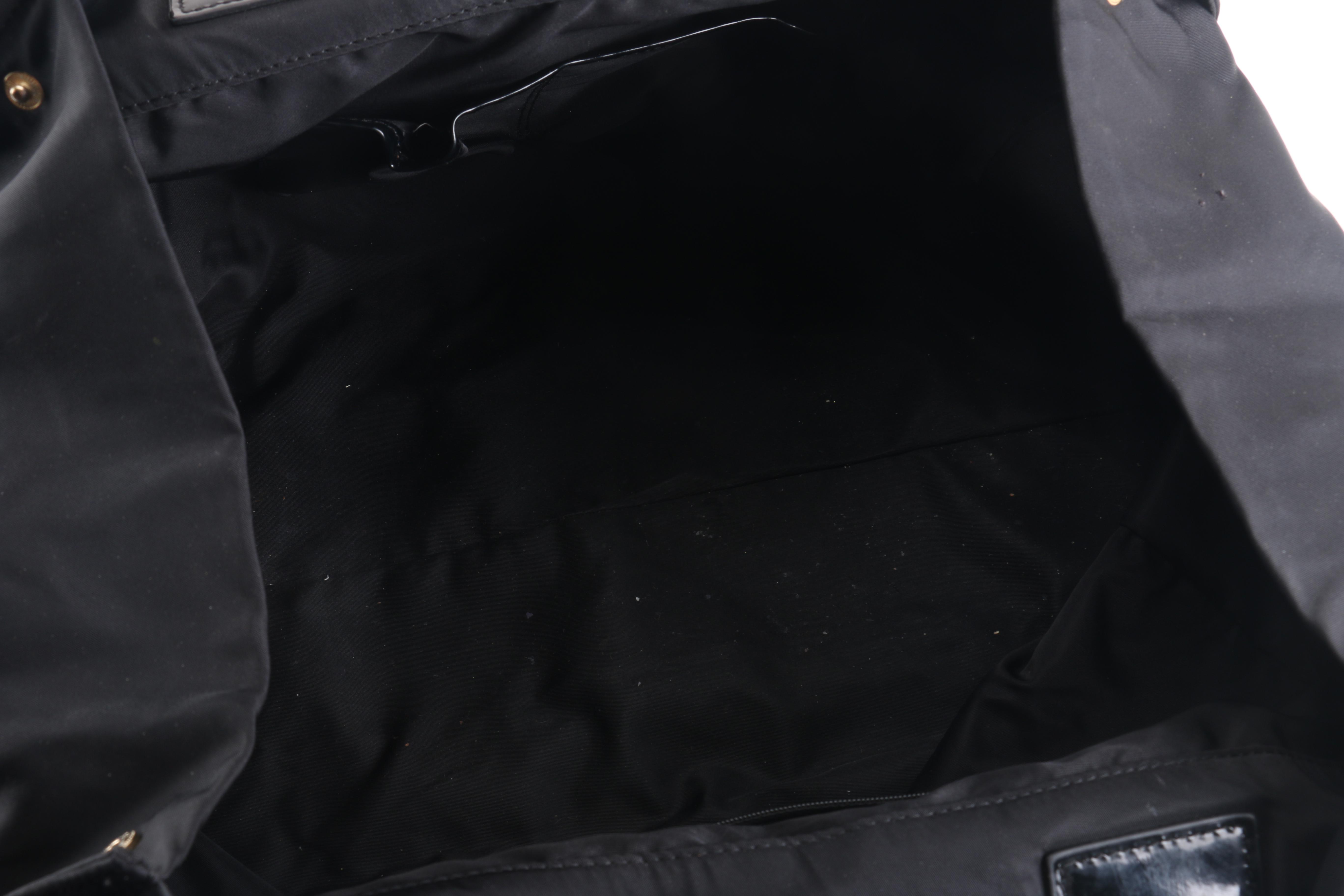 Tory Burch Large Ella Black Nylon Tote