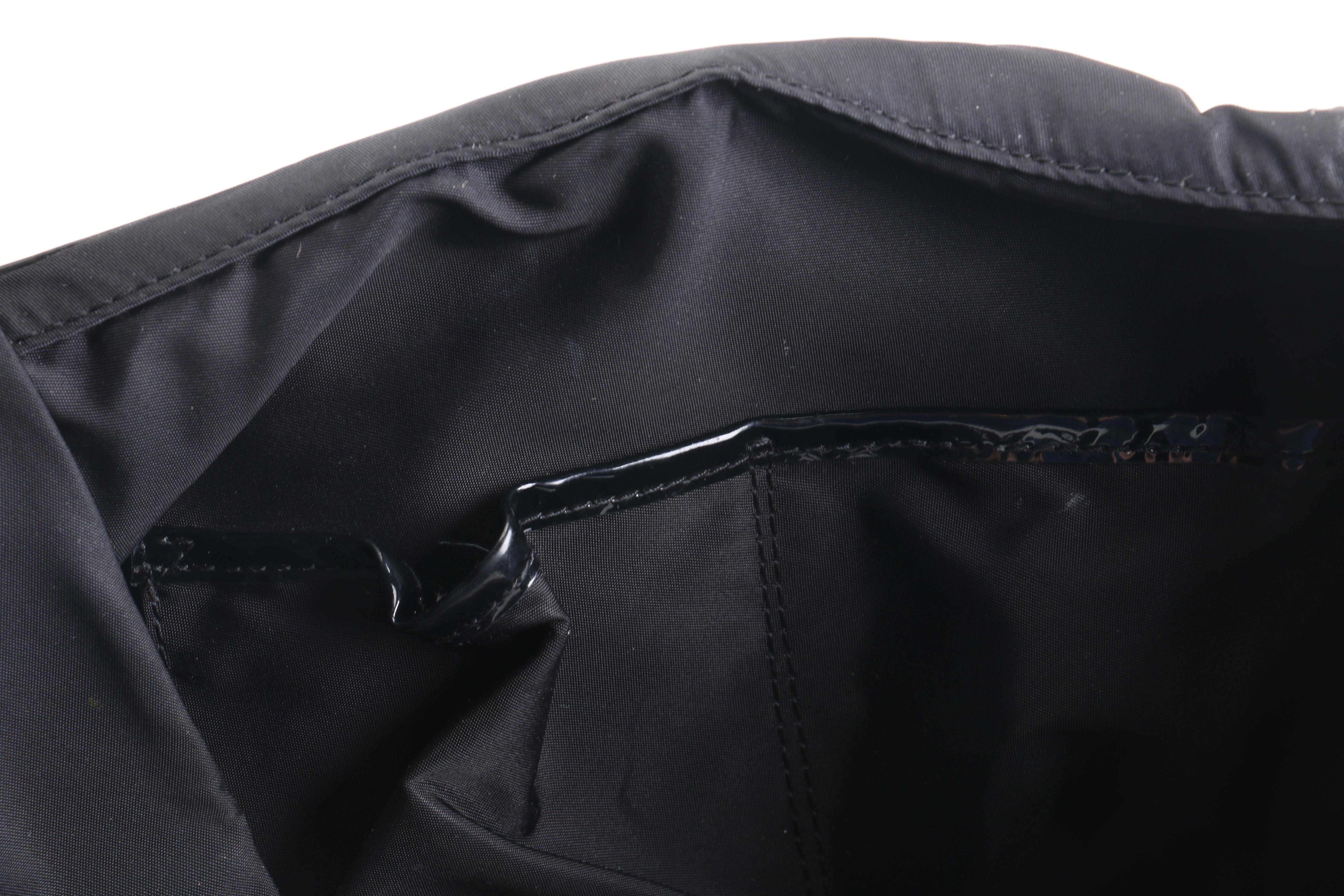 Tory Burch Large Ella Black Nylon Tote