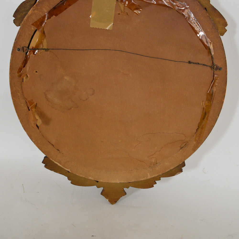 Federal Style Round Wall Mirror