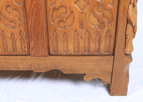 Vintage Carved Hope Chest