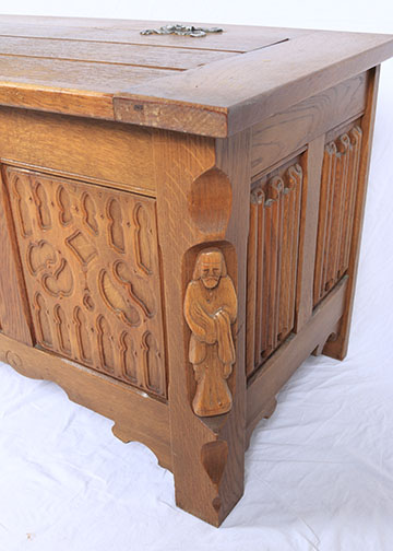 Vintage Carved Hope Chest