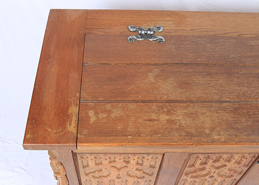 Vintage Carved Hope Chest