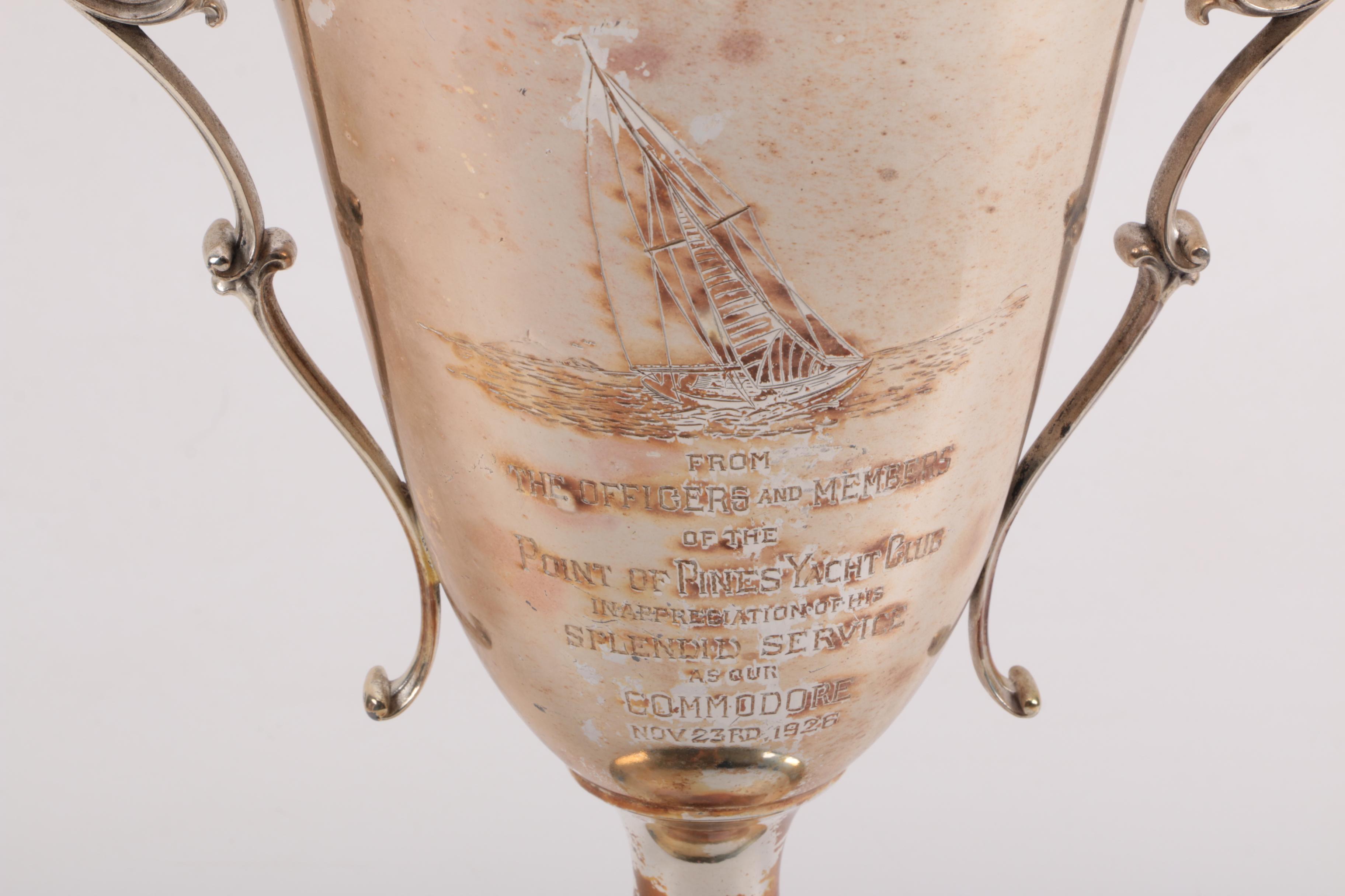 Circa 1926 Meriden B. Company Silver Plate Trophy Cup