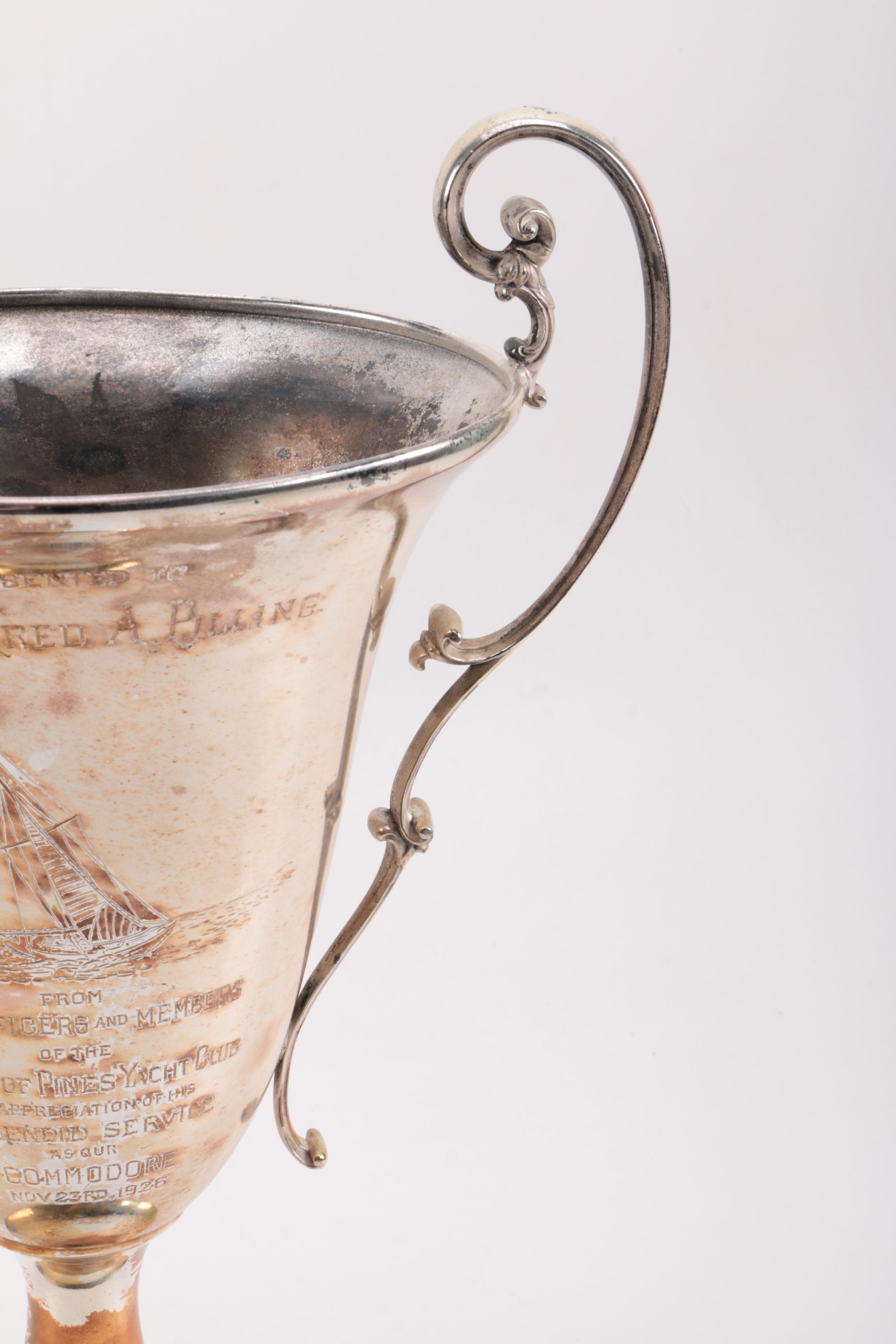 Circa 1926 Meriden B. Company Silver Plate Trophy Cup