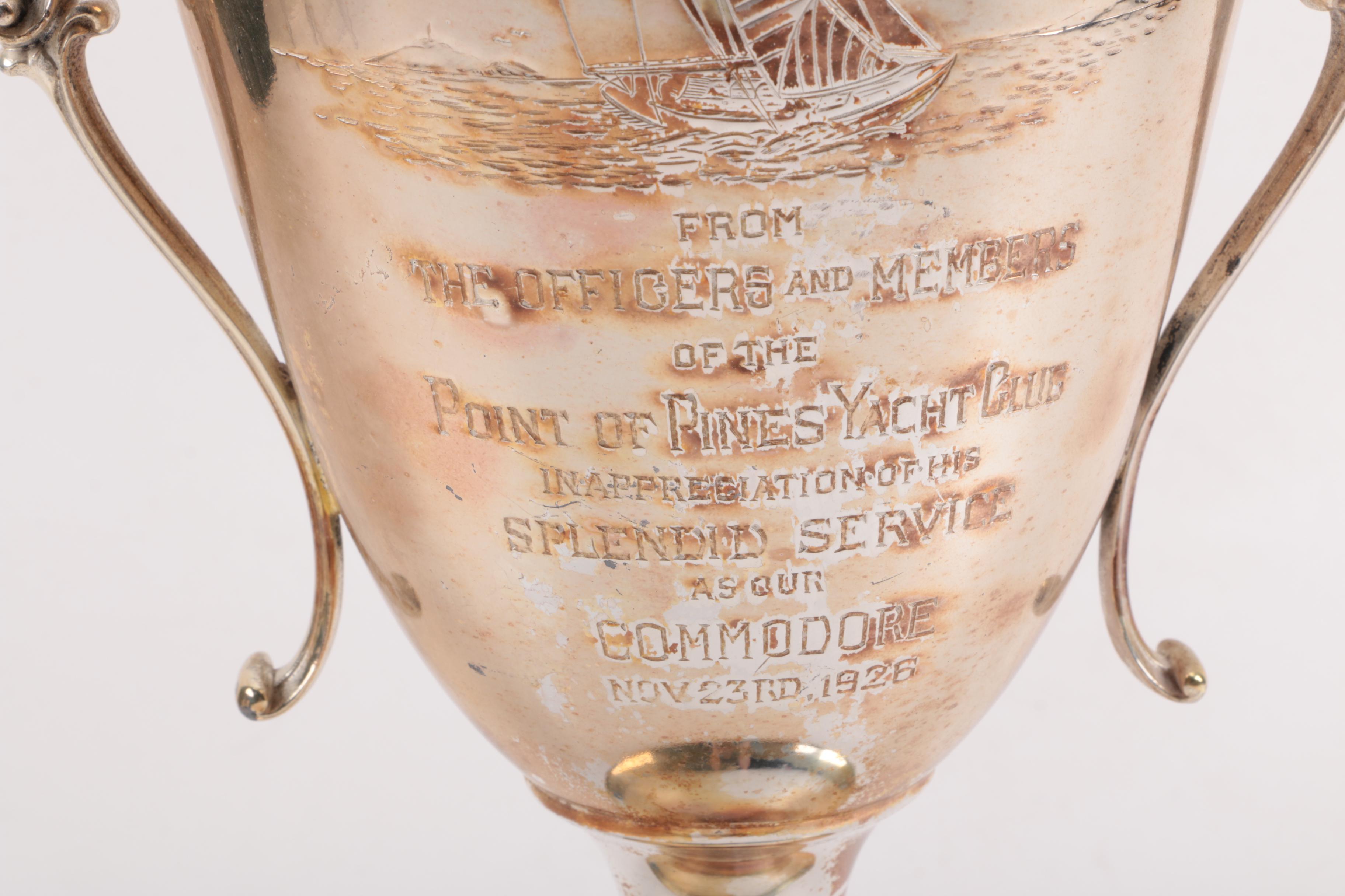 Circa 1926 Meriden B. Company Silver Plate Trophy Cup