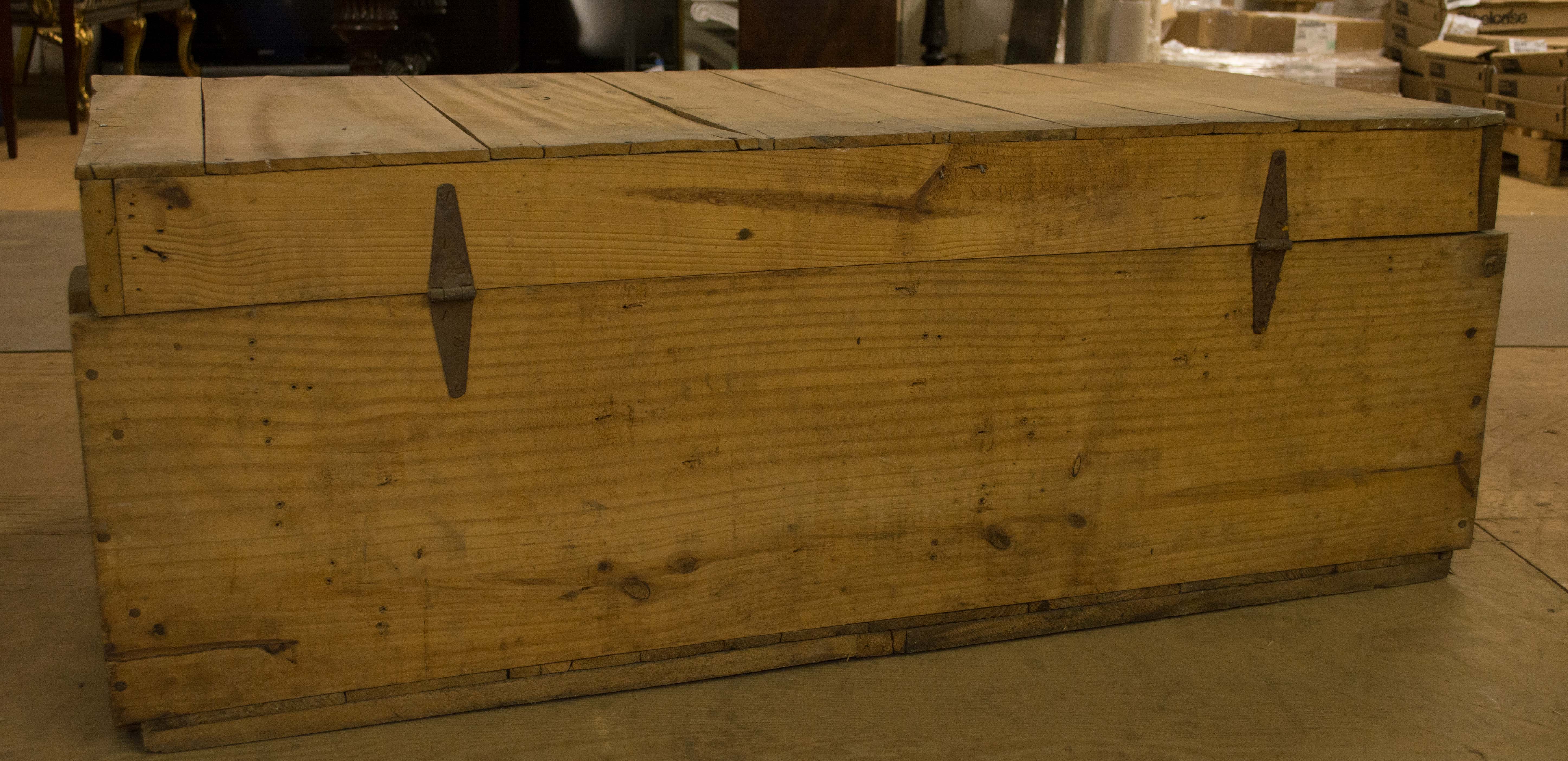 Phelps Co. Stenciled Pine Crate or Trunk