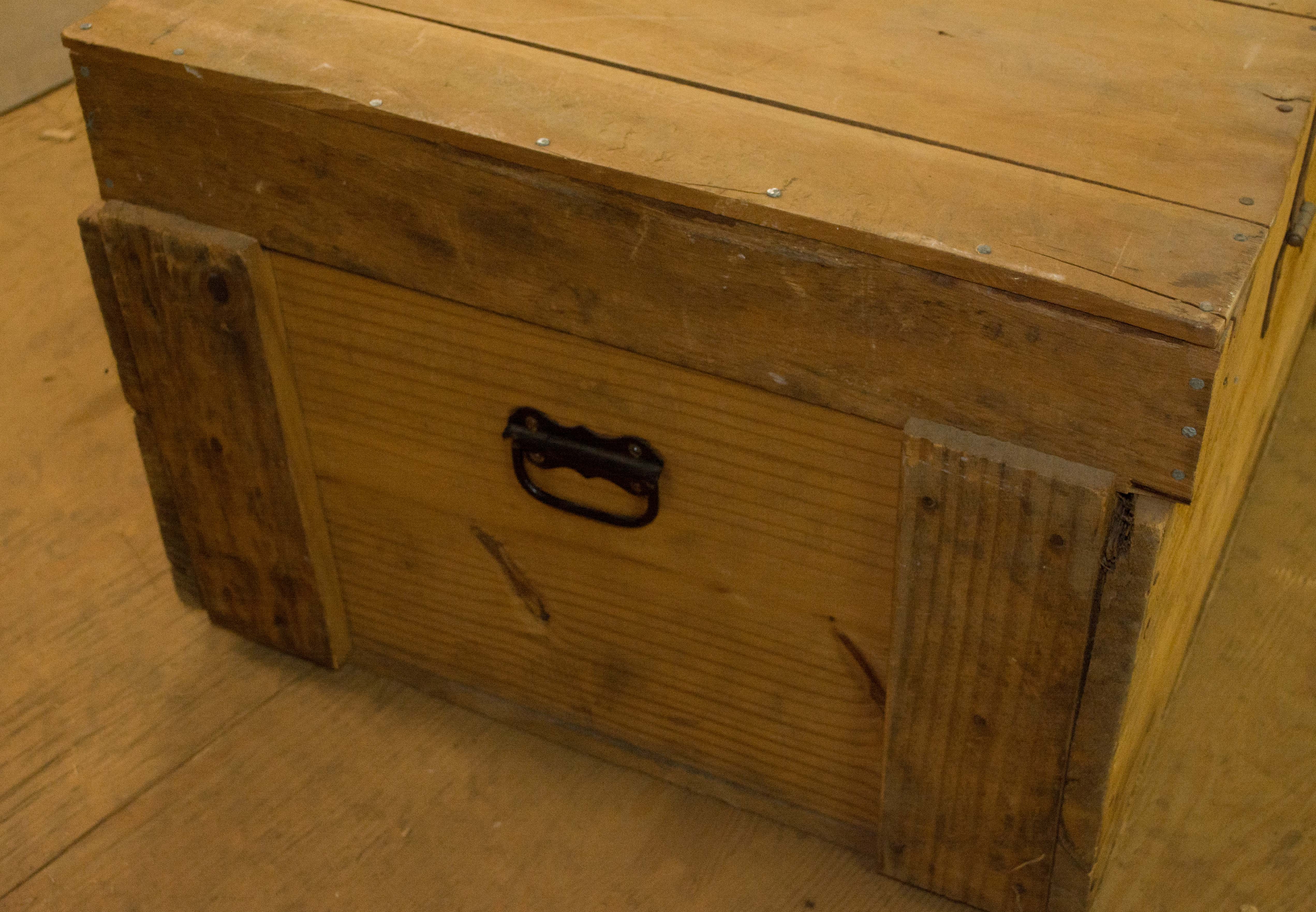 Phelps Co. Stenciled Pine Crate or Trunk