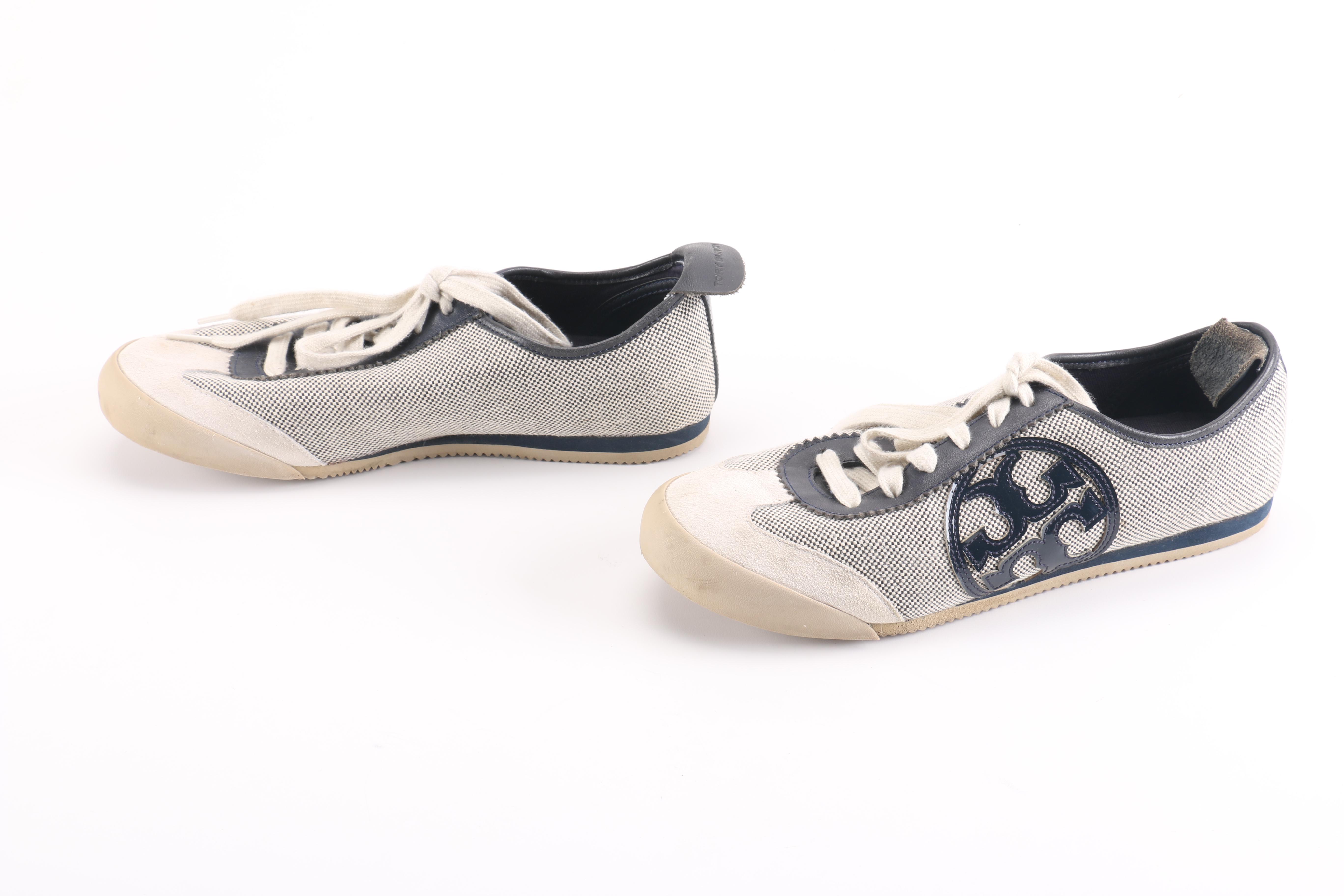 Tory Burch Checkered Pattern Shoes